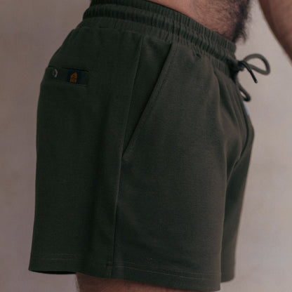 Dark Olive Union Shorts. Image 3