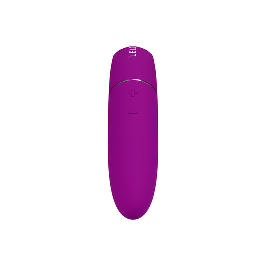 Deep Rose Lipstick Vibrator on white background. image 2