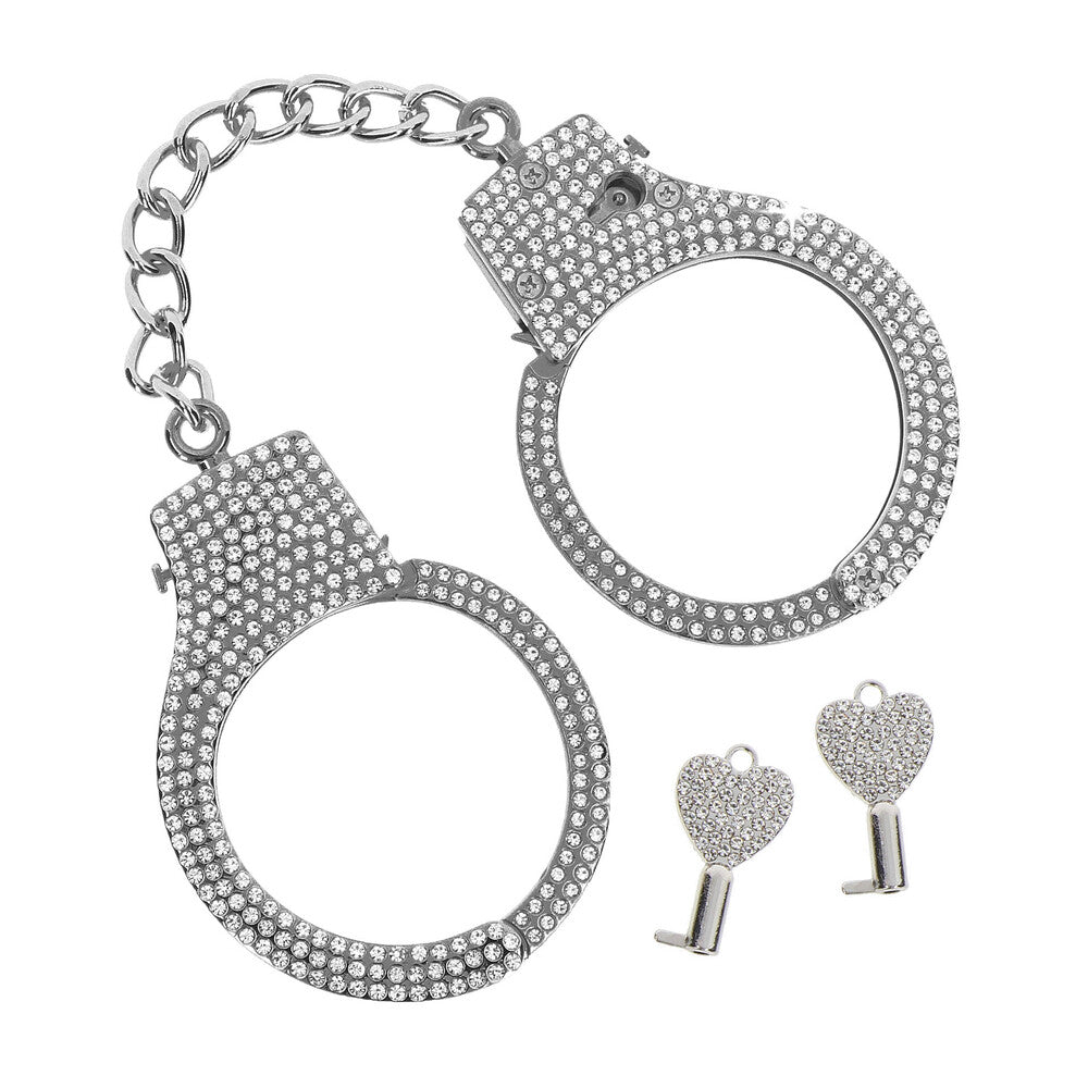 Diamond Wrist Cuffs on white background. image 1