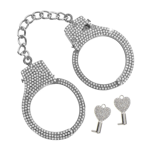 Diamond Wrist Cuffs on white background. image 1