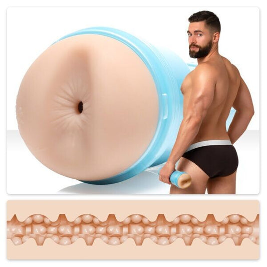 Fleshjack Cake Masturbator with man on white background. image 1