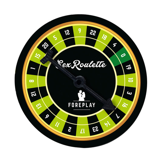 foreplay sex roulette wheel on white background. image 2