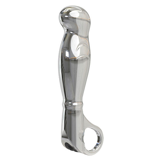 Fortis Aluminium Vibrating Massager on a white background. image 1