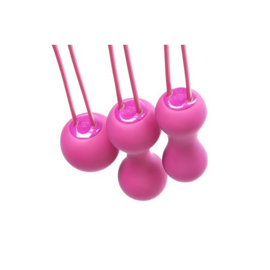 Fuchsia Kegel Balls on white background. image 2