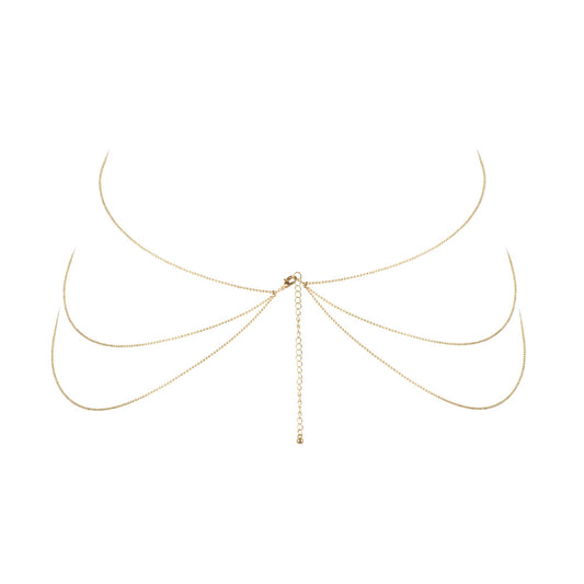 gold chains on a white background. image 2