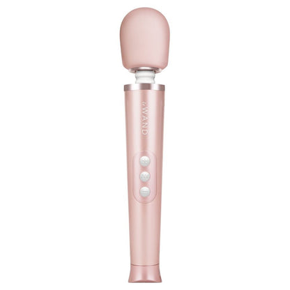 Gold Petite Travel Rechargeable Wand on white background. image 1