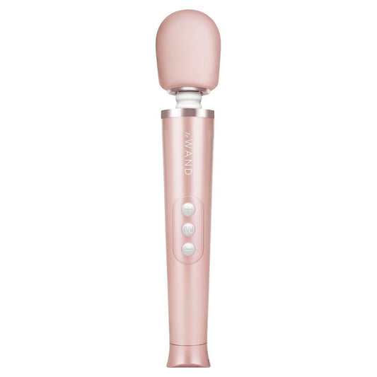 Gold Petite Travel Rechargeable Wand on white background. image 1