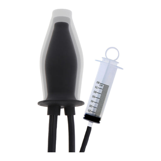 Inflatable Silicone Anal Plug with Lube Tube1
