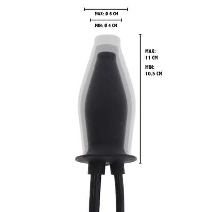 Inflatable Silicone Anal Plug with Lube Tube3