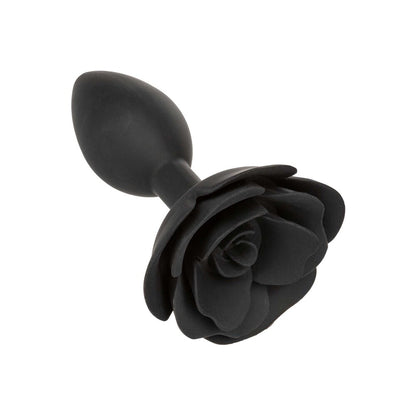 Large Rose Silicone Anal Plug 4-inch2