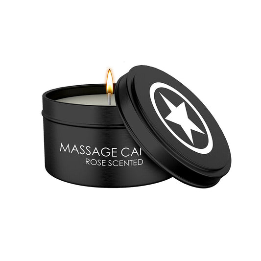 massage candle on white background. image 1