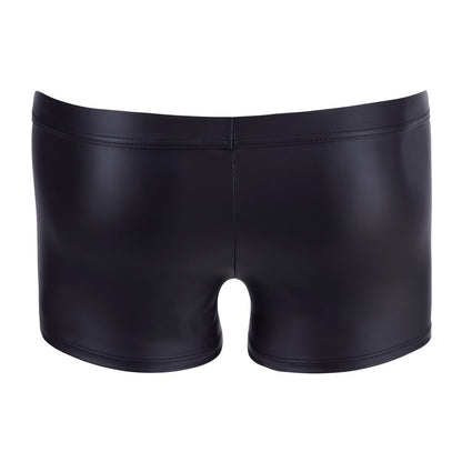 Matte Black Tight-Fit Pants 4