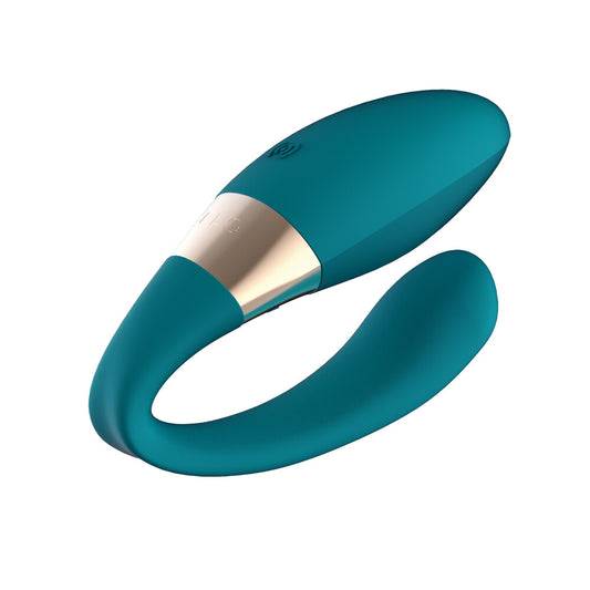Ocean Blue Couples Luxury Massager on white background.  image 1