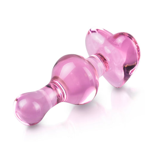 Pink Heart Glass Massager1