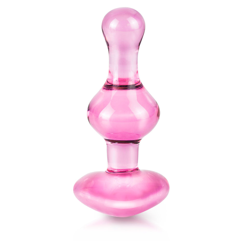 Pink Heart Glass Massager2