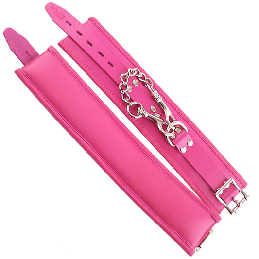 Pink Padded Ankle Cuffs