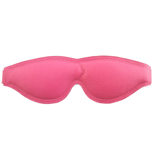 Large Pink Padded Blindfold on white background. image 1