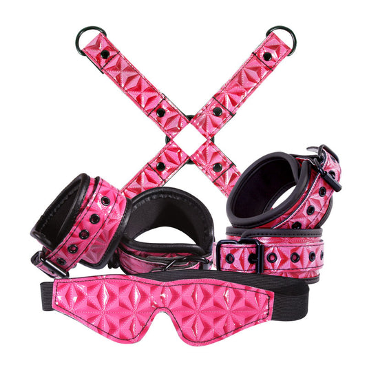 Pink Sinful Bondage Kit on white background. image 1