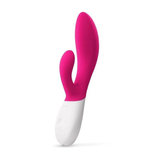 Lelo Pink Wave 2 Luxury Rechargeable Vibe on white background. image 1
