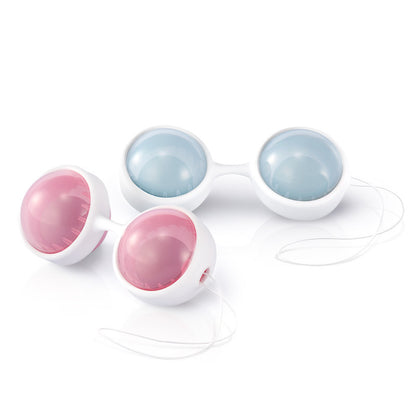 Pink and Blue Luna Beads Mini on white background. image 1