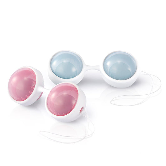 Pink and Blue Luna Beads Mini on white background. image 1