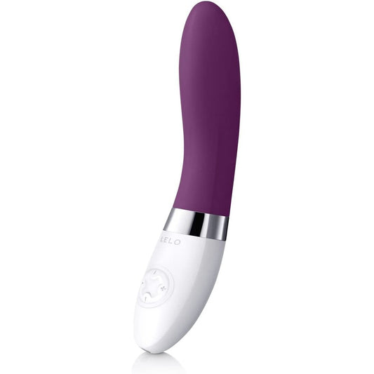 Plum G-Spot Vibrator on white background. image 1