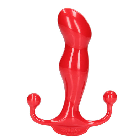 Progasm Red Ice Prostate Massager on a white background. image 1