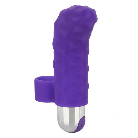 Purple Intimate Finger Teaser on white background. image 1