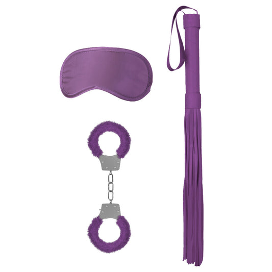 Purple Introductory Bondage Kit 3 Piece on white background. image 1