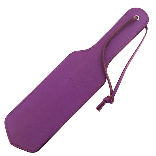 Purple Leather Paddle on white background. image 1