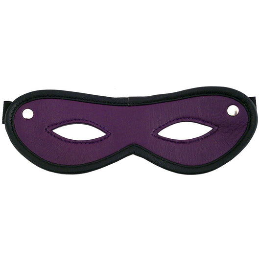 Purple Open Eye Mask on white background. image 1