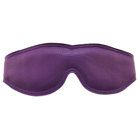 Large Purple Padded Blindfold on white background. image 1