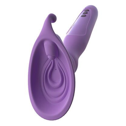 Purple Vibrating Roto Suck Her on white background. image 1