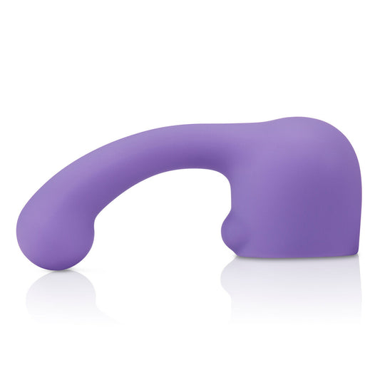 Purple Weighted Petite Wand Attachment on white background. image 1