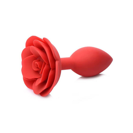 Red Booty Bloom Rose Plug on white background. image 1