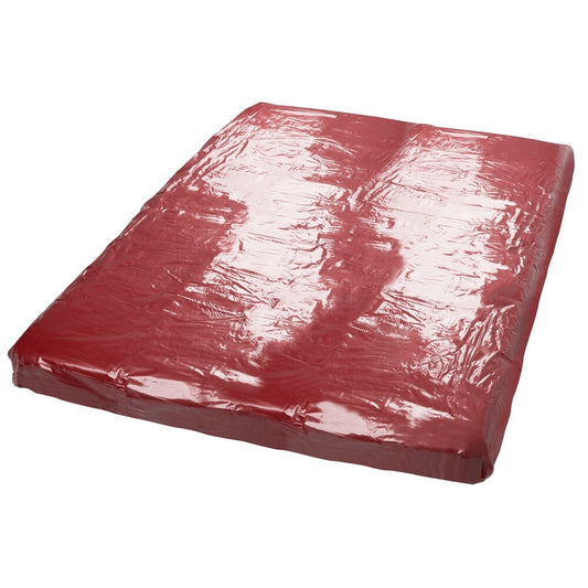 Red Orgy Bedsheets on white background. image 1