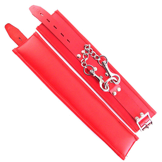 Red Padded Ankle Cuffs