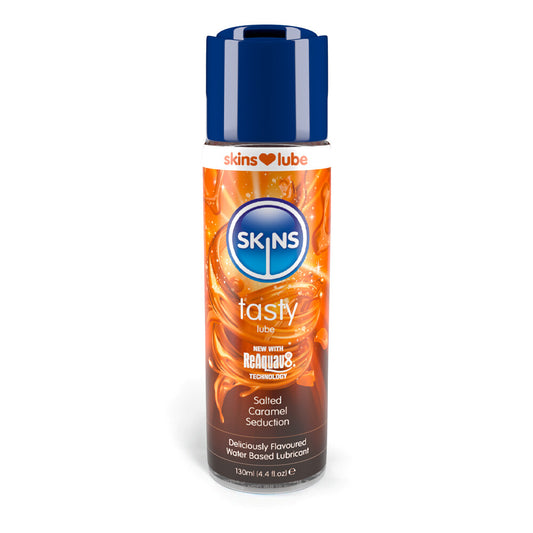Salted Caramel Seduction Lubricant 130ml on white background. image 1