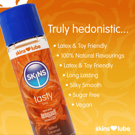 Salted Caramel Seduction Lubricant 130ml features on white background. image 2