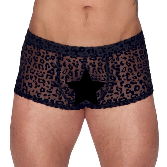 Sheer Leopard Velvet Flock Pants