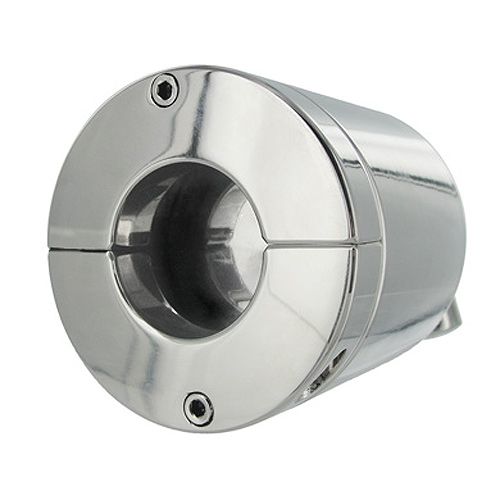 Silver Ball Press Chamber on white background. image 2