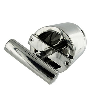 Silver Ball Press Chamber on white background. image 3