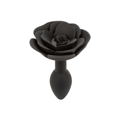 Small Rose Silicone Anal Plug 3-inch