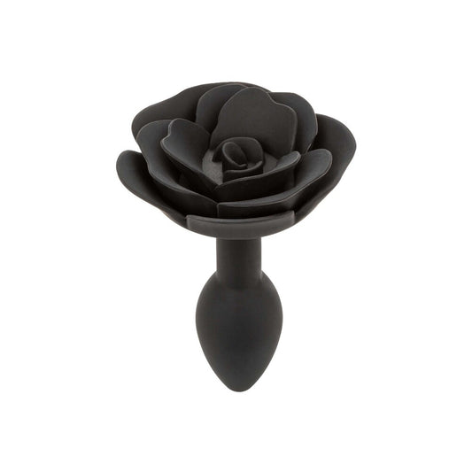 Small Rose Silicone Anal Plug 3-inch