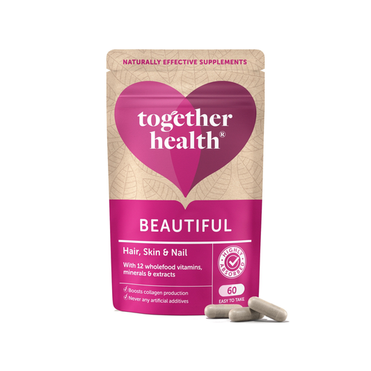 Together Health Supplements front of packaging for Beautiful