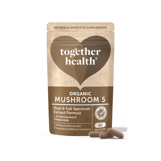 Together Health Supplements front of packaging for Mushroom 5