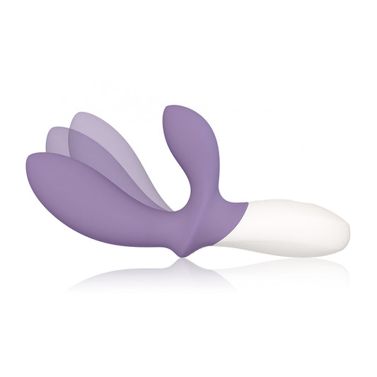 Violet Dust Loki Wave 2 Prostate Massager on white background. image 2