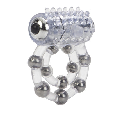 Waterproof Dual Enhancement Ring with Vibrations and Stroker Beads2