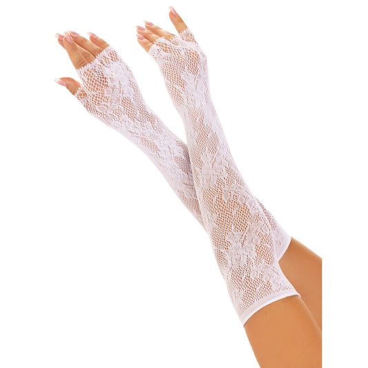 white gloves in hands on white background image 1